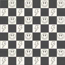 Load image into Gallery viewer, Checkered Smiley Seamless Pattern
