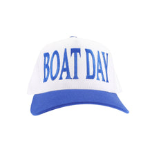 Load image into Gallery viewer, BOAT DAY C.C Embroidered Trucker Hat TCM0005: Royal
