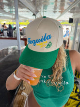 Load image into Gallery viewer, Tequila Made Me C.C Embroidered Trucker Hat TCM0002: Green
