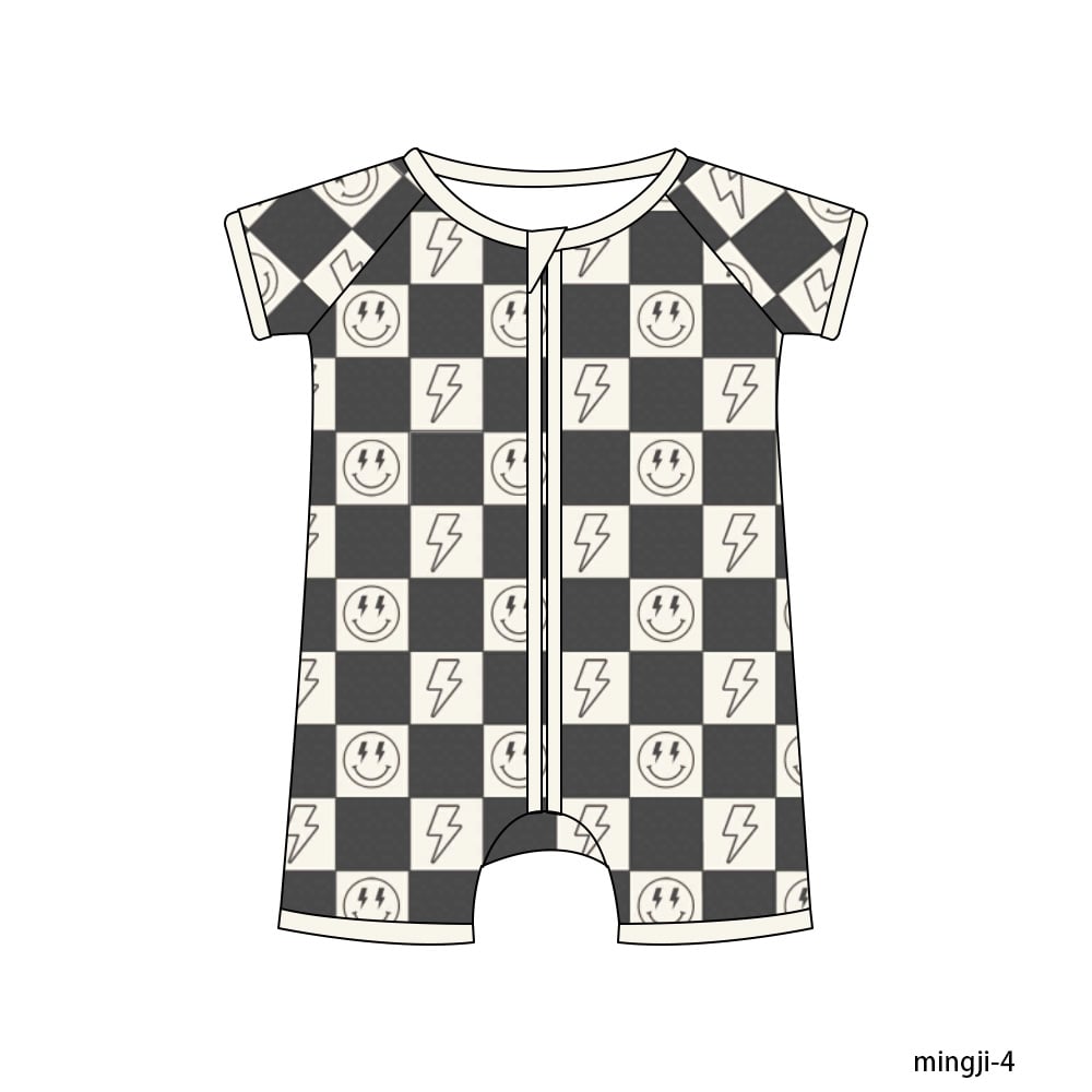 Checkered Smile Shortie