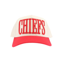 Load image into Gallery viewer, Chiefs Puff Embroidered C.C Trucker Hat TCM0043: Red
